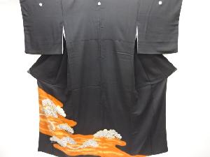 松模様刺繍留袖(比翼付き)